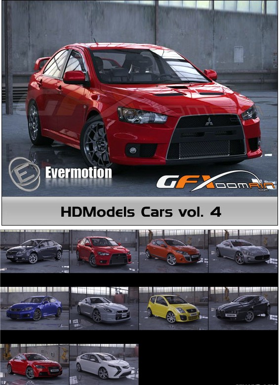 [모델링 소스] Evermotion - HDModels Cars Vol.4 - 예스파일